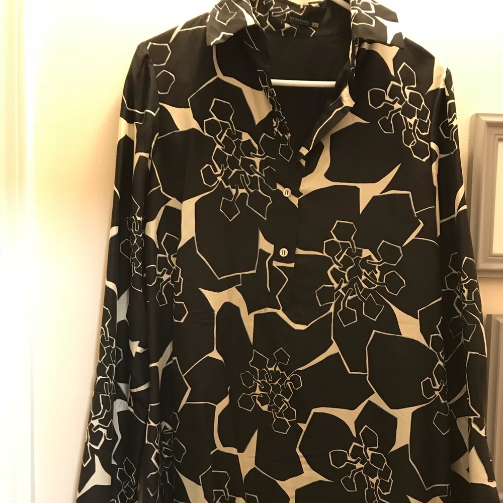 Magashoni Silk Shirt Dress